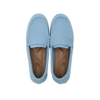 Women’s Lightweight Knitted Loafers Casual Flat Shoes Comfortable Boat Shoes Fla