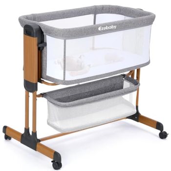 Ezebaby 3-in-1 Baby Bassinet, Rocking Baby Bassinets Bedside Sleeper