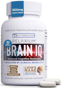 Relaxium BrainIQ Nootropic Brain Supplements