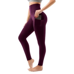 SINOPHANT High Waisted Leggings with Pockets Women