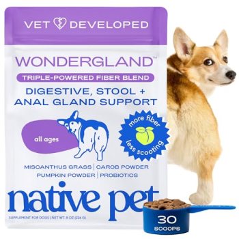Native Pet WonderGland – Dog Anal Gland Supplement – Promotes Firm Stools
