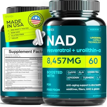 NAD Supplement Extra Strength NMN Alternative Liposomal + Green Tea for Women &
