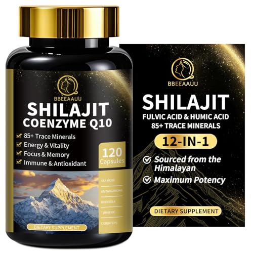 BBEEAAUU Shilajit for Men with Sea Moss & Ashwagandha