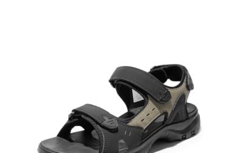DREAM PAIRS Men’s Arch Support Hiking Walking Sandals Sport Outdoor Athletic Com