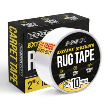 The Good Stuff Double Sided Carpet Tape [2″x10yd]