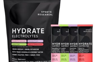 Sports Research® Hydrate Electrolytes Powder Packets