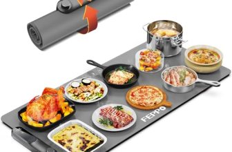 FEPPO Food Warming Mat, (XXL 35”x16”) Electric Warming Trays for Buffets Party