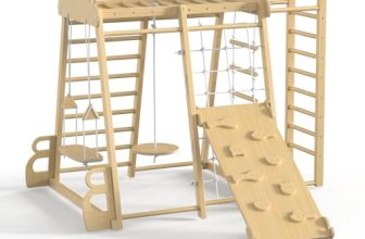 BlueWood Upgraded Indoor Jungle Gym 9-in-1 Playground Kids Climbing Toys
