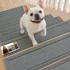 JSEI Stair Treads for Wooden Steps Indoor