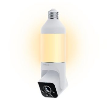 WYZE Bulb Cam – 2K HD Smart Light Bulb Security Camera with Color Night Vision