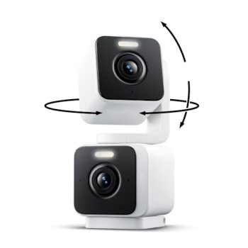 WYZE Duo Cam Pan Indoor/Outdoor IP65 2K 360° Pan/Tilt Smart Home Security Camera