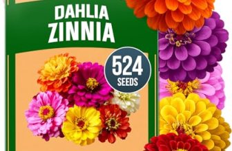 HOME GROWN Zinnia Dahlia Seeds Pack for 2026 Non GMO 524 Flower Seeds