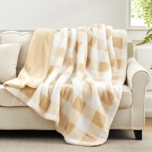 Cozy Bliss Luxury Sherpa Throw Blanket for Couch