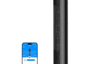 GoveeLife Black Tower Fan for Bedroom