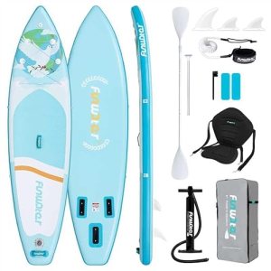 FunWater Stand Up Paddle Board Ultra-Light Inflatable Paddleboard with SUP Acces