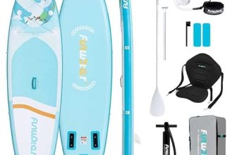 FunWater Stand Up Paddle Board Ultra-Light Inflatable Paddleboard with SUP Acces