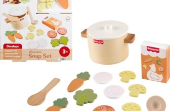 Fisher-Price Wood Kitchen Toy Veggie Soup