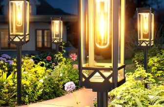 KOOPER Taller Solar Pathway Lights Outdoor