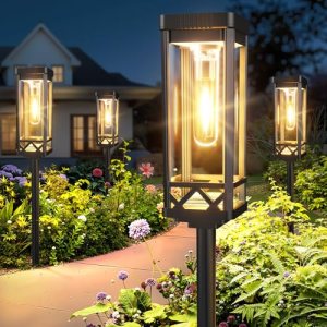 KOOPER Taller Solar Pathway Lights Outdoor