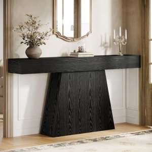 Tribesigns 63″ Black Console Table