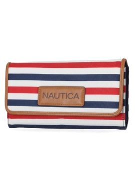 Nautica Womens Carry All Money Manager Wallet Organizer with RFID Blocking