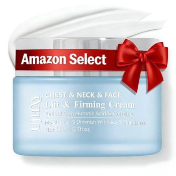 UJhay Retinol Neck Cream, Hyaluronic Acid and Caffeine Enriched Neck Firming Cre