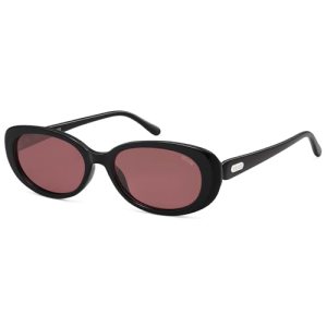 SOJOS Retro Oval Polarized Sunglasses for Women Men Big Vintage 90s Style Womens