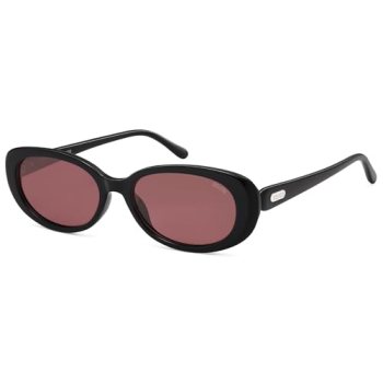 SOJOS Retro Oval Polarized Sunglasses for Women Men Big Vintage 90s Style Womens