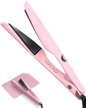 LANDOT Flat Iron Hair Straightener and Curler 2-in-1
