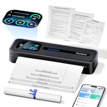 Phomemo Upgraded Portable Printer with Touchscreen