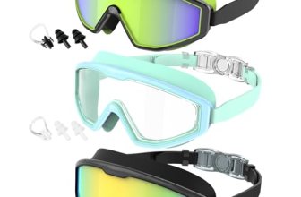 CIFOYA Kids Swim Goggles, 3 Pack Swimming Goggles for Kids 4-16