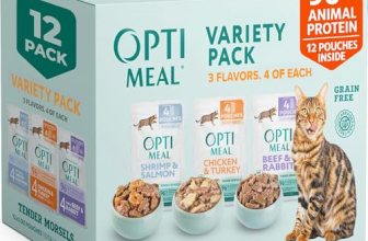 Optimeal Wet Cat Food Variety Pack – Grain Free Tender Morsels
