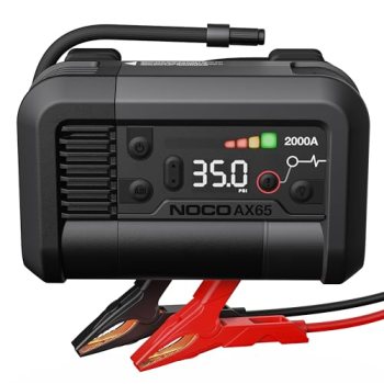 NOCO Boost+Air AX65: 2000A Jump Starter with Air Compressor Tire Inflator