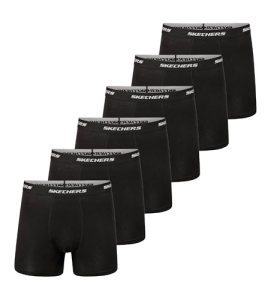 Skechers Men’s Underwear Boxer Briefs 6-Pack