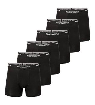 Skechers Men’s Underwear Boxer Briefs 6-Pack