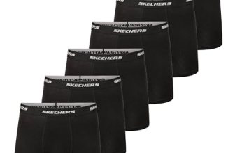 Skechers Men’s Underwear Boxer Briefs 6-Pack