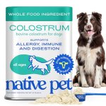 Native Pet Colostrum for Dogs – Bovine Colostrum Powder – Dog Allergy Relief