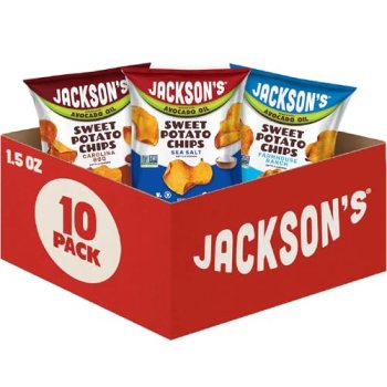 Jackson’s Sweet Potato Kettle Chips Avocado Oil Variety Pack (1.5 oz