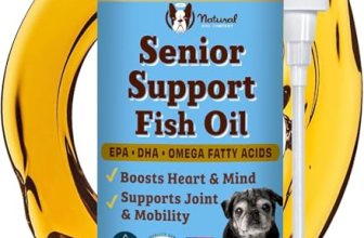 Natural Dog Company Omega 3 Fish Oil for Senior Dogs Supplement