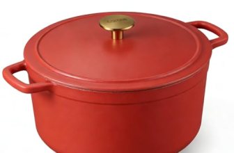 CAROTE 5QT Enameled Cast Iron Dutch Oven Pot with Lid