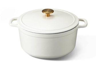 CAROTE 5QT Enameled Cast Iron Dutch Oven Pot with Lid