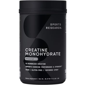 Sports Research Creatine Monohydrate – Gain Lean Muscle