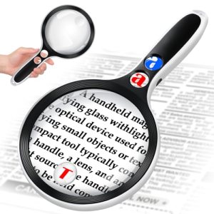 Large Magnifying Glass with Lights