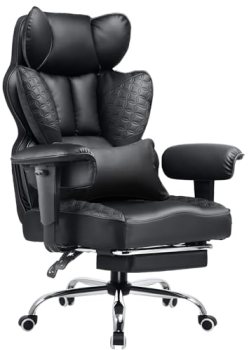 COMHOMA Big and Tall Office Chair Heavy Duty Wide Ergonomic Gaming Chair with De