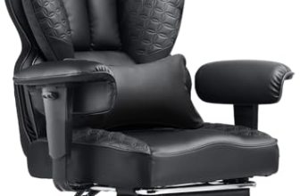 COMHOMA Big and Tall Office Chair Heavy Duty Wide Ergonomic Gaming Chair with De
