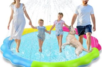 Kids Dog Splash Pad Sprinkler – Jasonwell Non Slip Dog Sprinkler Pad Splash Pool
