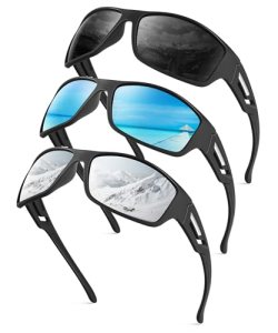 KALIYADI Sunglasses-Men Polarized Sports Sun-glasses: Mens Sun glasses Polarized