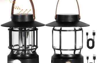 Led Camping Lantern 2 Pack, 1000LM