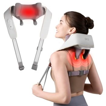 SKG H5mini Neck and Traps Massager with Heat for Deep Tissue Relief