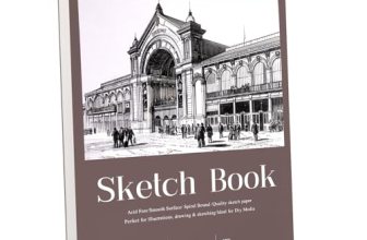 Sketch Book 8.5×11 inch, Spiral Bound Sketch Pad 50 Sheets (68lb/100gsm)